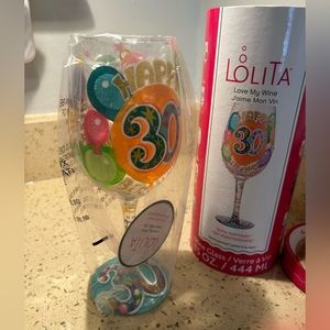 Lolita 30th wine glass 🍷